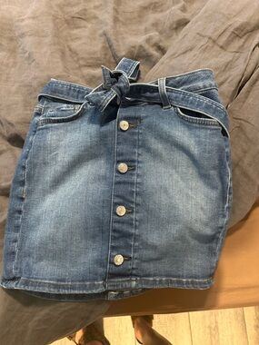 Guess denim mini skirt